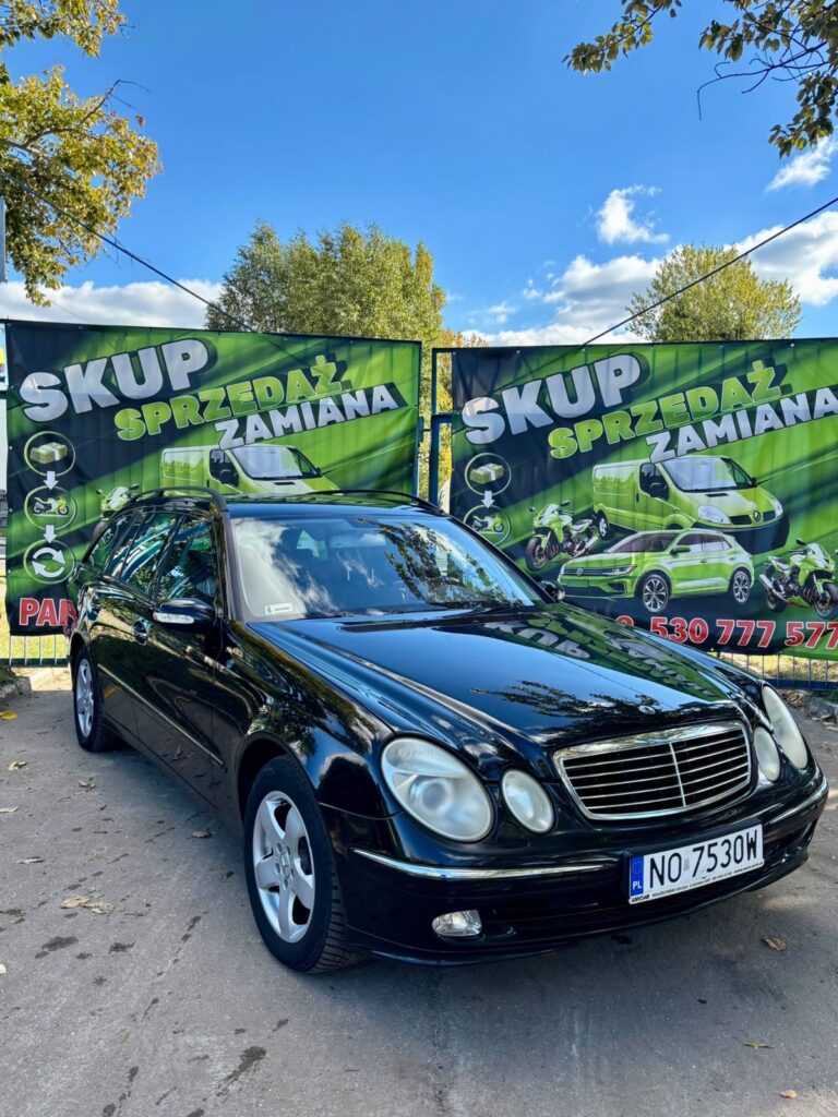 Mercedes-Benz E Klasa W211 2.2 CDI 150 Automat Avangarde 2003 – zdjęcie 2